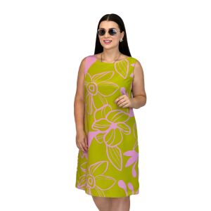 Vestido Viscose Estampado 44200